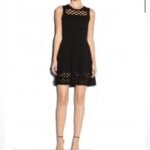 Incredible NWT Milly fit and flare chain link dress!